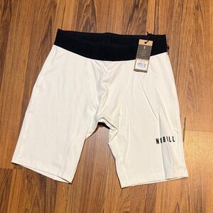 NOBULL Black and White Athletic Shorts